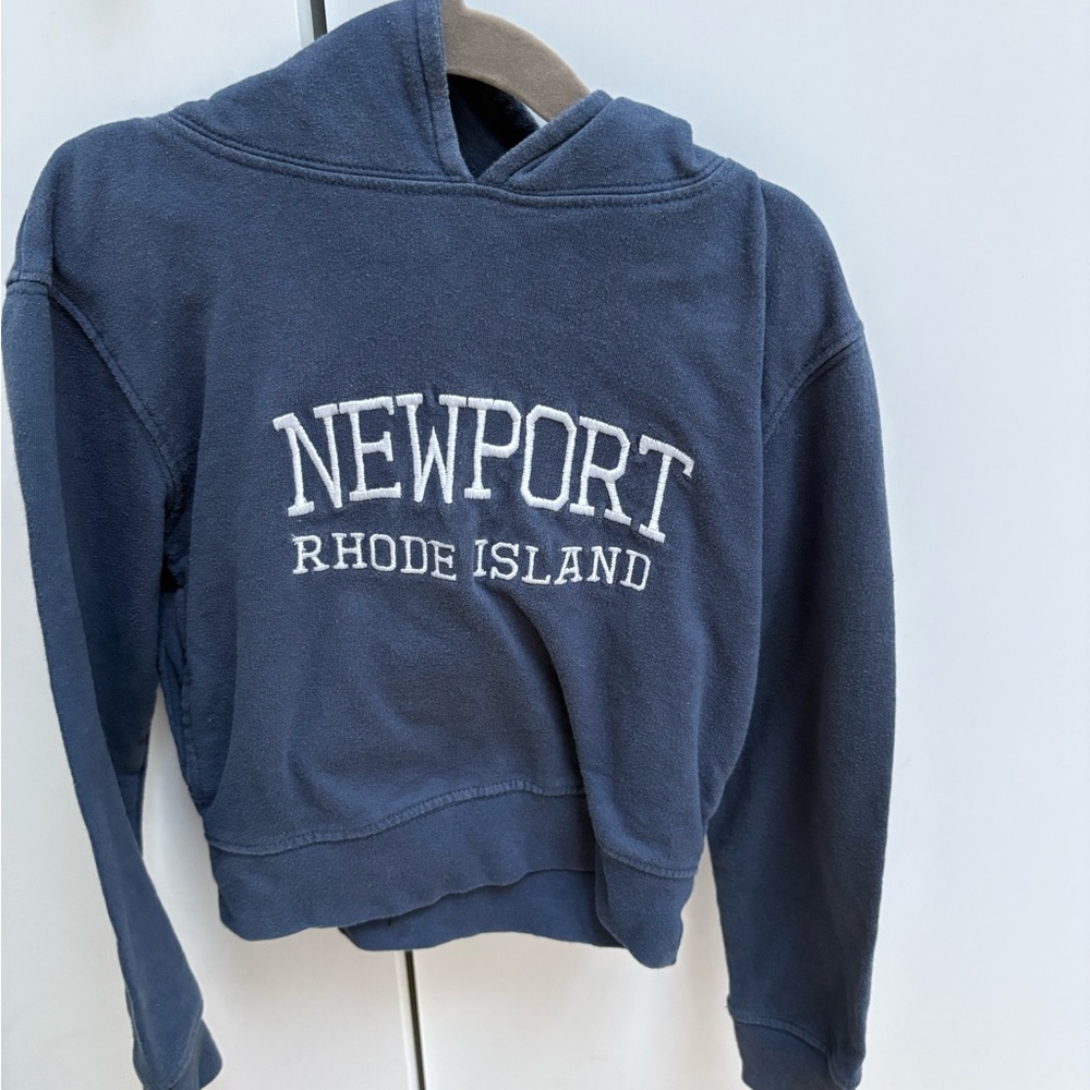 Wild child hoodies shark blue cotton toddler Newport Rhode Island sweatshirt 2T